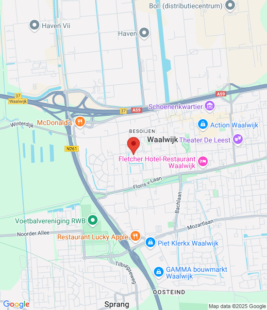 Google maps image for Stacja pogotowia ratunkowego Waalwijk