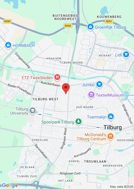 Pratisyen Hekim Acil Durum İstasyonu Tilburg için Google harita resmi