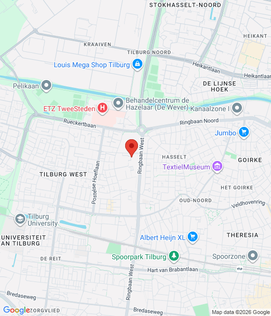 Pratisyen Hekim Acil Durum İstasyonu Tilburg için Google harita resmi