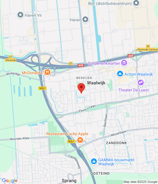 Google maps afbeelding voor Huisartsenspoedpost Waalwijk