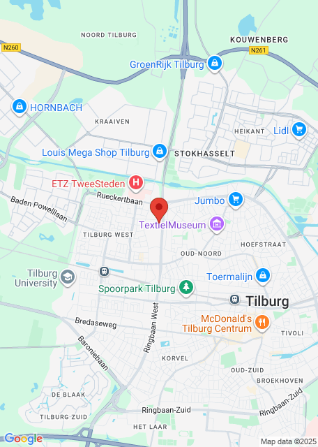 Google maps afbeelding voor Huisartsenspoedpost Tilburg