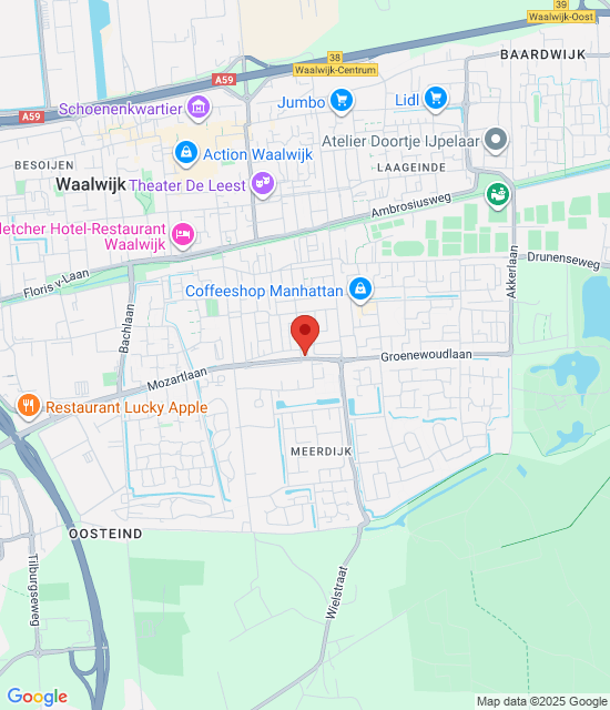 Google maps afbeelding voor Dienstapotheek Ducdalf