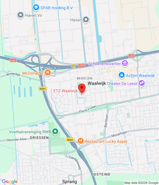 Google maps afbeelding voor Huisartsenspoedpost Waalwijk