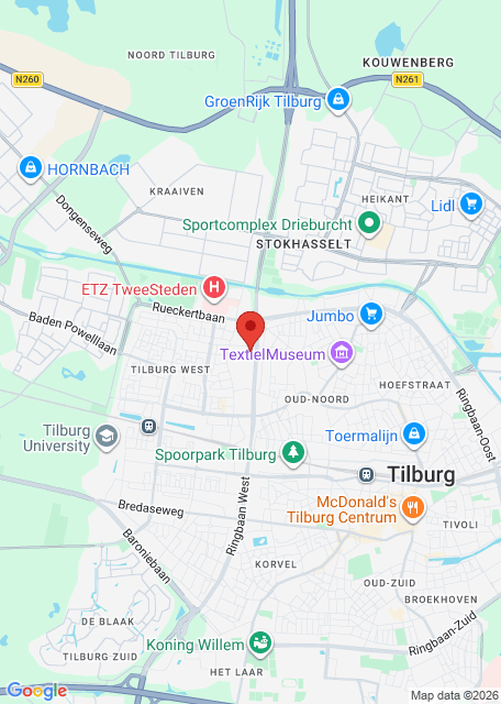 Google maps afbeelding voor Huisartsenspoedpost Tilburg