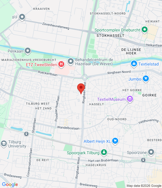Google maps afbeelding voor Huisartsenspoedpost Tilburg