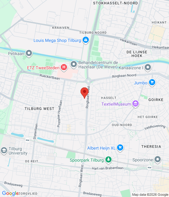 Google maps afbeelding voor Huisartsenspoedpost Tilburg