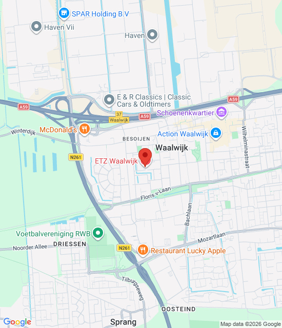 Google maps afbeelding voor Huisartsenspoedpost Waalwijk