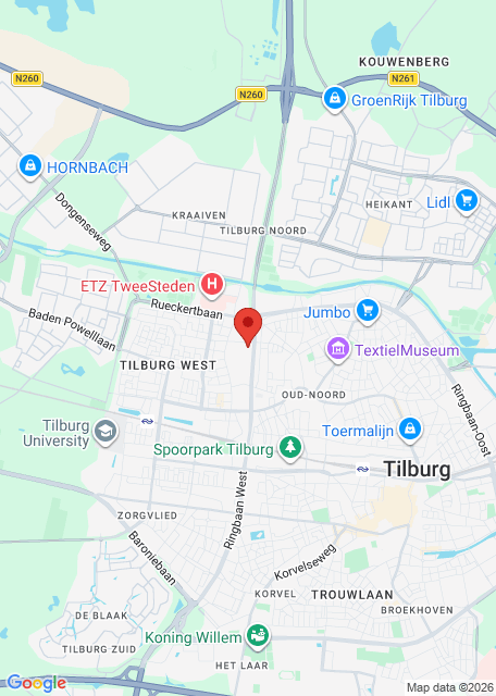 Google maps afbeelding voor Huisartsenspoedpost Tilburg